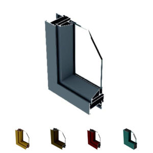 Aluminum casement window profile